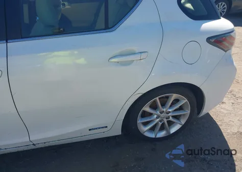 2012 Lexus Ct 200H Premium z USA, uszkodzony, nr VIN JTHKD5BH2C2074721